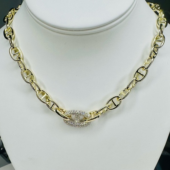 Mariners Link w/Pave Crystals - Picture 1 of 4